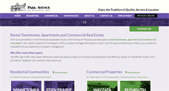 Desktop Screenshot of parkavenueofwayzata.com